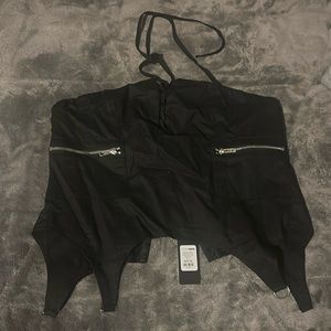 Fashion Nova Testing Your Patience Black Top XL